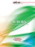 AURORA. Střídač pro fotovoltaické systémy. Výkonná řešení pro obnovitelné zdroje a šetření energií.