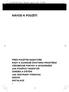 3Cs33015.fm5 Page 8 Thursday, August 23, 2001 12:49 PM JAK ODSTRANIT PORUCHU SERVIS INSTALACE