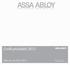 ASSA ABLOY, global leader in door opening solutions