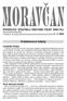 Informaãní zpravodaj Obecního úfiadu Morávka www.moravka.info V Morávce 16. srpna 2010 ã. 4/2010. Prázdninové klípky