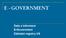 E - GOVERNMENT. Data a informace E-Government Základní registry VS