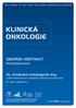 THE JOURNAL OF THE CZECH AND SLOVAK ONCOLOGICAL SOCIETIES. XL. brněnské onkologické dny