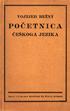 POCETNICA CEŠKOGA JEZIKA. 'V L. HARTM..\'.\'A (ST. KUGLih. KR. svm (:ILIŠTNE KN JlŽAl{[ FR. ŽUPAXA, ZAGREB, ILlCA 30.