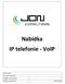 Nabídka IP telefonie - VoIP