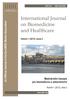 IJBH. International Journal on Biomedicine and Healthcare. Mezinárodní èasopis pro biomedicínu a zdravotnictví. Volume 1 (2013), Issue 2