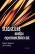 Analýza rozptylu. Přednáška STATISTIKA II - EKONOMETRIE. Jiří Neubauer