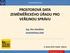 PROSTOROVÁ DATA ZEMĚMĚŘICKÉHO ÚŘADU PRO VEŘEJNOU SPRÁVU