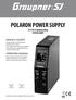 POLARON POWER SUPPLY 12 V 25 A spínaný zdroj 12V25A SMPS