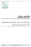GPS-NTP. Kompaktní časový NTP server pro Ethernet. Synchronizace časem z GPS. 12. října 2009 w w w. p a p o u c h. c o m