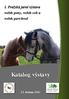 1. Pražská jarní výstava welsh pony, welsh cob a welsh part-bred. Katalog výstavy