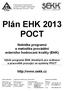 Poskytovatel mezinárodních programů zkoušení způsobilosti akreditovaný ČIA pod č. 7004 SEKK s.r.o., Divize EHK. Plán EHK 2013 POCT