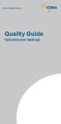 Dřevoobráběcí stroje. Quality Guide. Vyhodnocení nástrojů