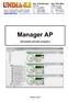 Manager AP. Uživatelská příručka programu. březen 2016 Verze V 1.55