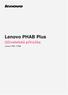 Lenovo PHAB Plus Uživatelská příručka