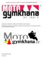Pravidla Moto Gymkhana Czech - MCF MOTO GYMKHANA REGULATIONS