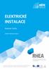 ELEKTRICKÉ INSTALACE. Radomír Hošta. 26-008-E-Elektrické instalace