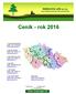 Ceník - rok 2016. www.mercata.cz. 1. Ing. Martin Bubeníček mobil: +420 724 858 058 bubenicek@mercata.cz. 2. Ing. Petr Víteček. mobil: +420 724 858 777