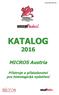 KATALOG 2016 MICROS Austria Přístroje a příslušenství pro histologická vyšetření