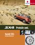 Suzuki SX4. Katalog příslušenství. Protože umí.