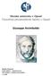 Giuseppe Arcimboldo. Monika Týznerová Italská kultura seminární práce obor Italština - kombinované studium 2. ročník