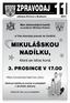 Zpravodaj 11. městyse Knínice u Boskovic 2011. Sbor dobrovolných hasičů za podpory Městyse Knínice. si Vás dovoluje pozvat na tradiční