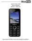 Mobilní telefon GSM Maxcom MM136 NÁVOD K OBSLUZE