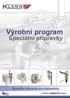 Výrobní program. Copyright KLANN-Spezial-Werkzeugbau-GmbH, Germany, Výrobní program 130731cs / sw 1