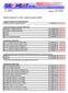 Platnost ceníku od 8. 11. 2012 - uvedené ceny jsou bez DPH