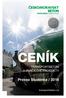 CENÍK. Provoz Studénka / 2016 TRANSPORTBETON A ZNAČKOVÉ PRODUKTY. transportbeton.cz