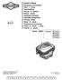 Model 120000 Quantum 625 Seriest 650 Seriest 675 Seriest 700 Seriest 725 Seriest. sk sl. lt lv pl ro. Form No. 380567EST Revision: C.