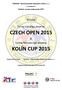 CZECH OPEN 2015 KOLÍN CUP 2015