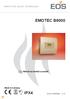 EMOTEC B6000. IPX4 Druck Nr. 29342340cz 31.12. Návod na montáž a použití. Made in Germany