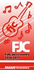 FJC. Folk, jazz a country