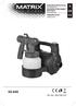 SG 650 D GB CZ. Art.-Nr.: 240.100.210. Originalbetriebsanleitung Farb-spritzpistole Translation of the original instructions Colour spray gun