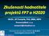 Zkušenosti hodnotitele projektů FP7 a H2020