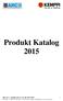 Produkt Katalog 2015