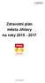 Zdravotní plán města Jihlavy na roky 2015-2017