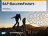 SAP-SuccessFactors. Lenka Seibertová SAP HCM LoB Sales