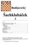 Šachklubáček 3. Budějovický. Cvičení pro malé hlavičky: řešení otázek z 2. dílu. Obsah