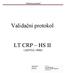 Validační protokol LT CRP HS II (ADVIA 1800)