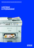 Řada barevných podnikových inkoustových tiskáren WorkForce Pro URČENO K PODNIKÁNÍ