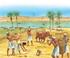 river, valley, floods, mud, agriculture, desert, cattle, corn, god, pyramid, slave, tomb, faraon, farmer, temple, papyrus