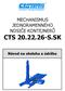 MECHANISMUS JEDNORAMENNÉHO NOSIČE KONTEJNERŮ CTS S.SK. Návod na obsluhu a údržbu