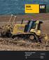 D6N. Pásový dozer. Motor Cat C6.6 s technikou ACERT. Provozní hmotnosti kg kg