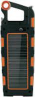 Outdoorové multifunkční zařízení se solárním nabíjením Soulra Raptor SP200. Obj. č Popis a ovládací prvky