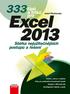 Josef Pecinovský. 333 tipů a triků pro Microsoft Excel 2013