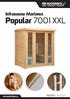 Infrasauna Marimex Popular 7001 XXL