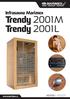 Infrasauna Marimex Trendy 2001 M Trendy 2001 L