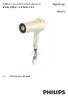 Hairdryer HP8270. Register your product and get support at  Příručka pro uživatele