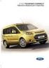 FORD TOURNEO CONNECT I CENÍK 5-7místný vůz